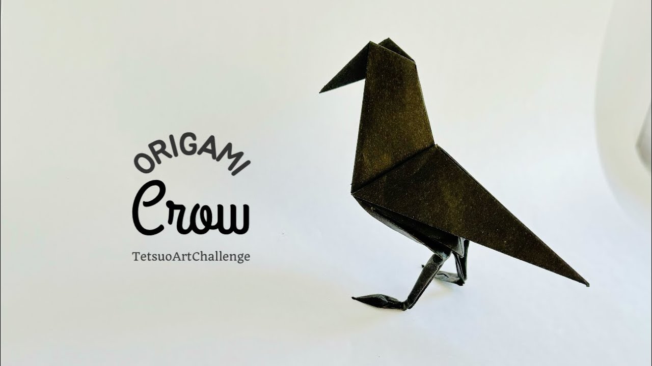 Origami Crow Tutorial | Origami Raven | Halloween | Paper Craft Ideas