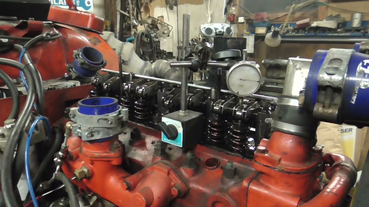 Nuffield 460 Turbo - venttiiliavautuman mittailua - rullakeinut