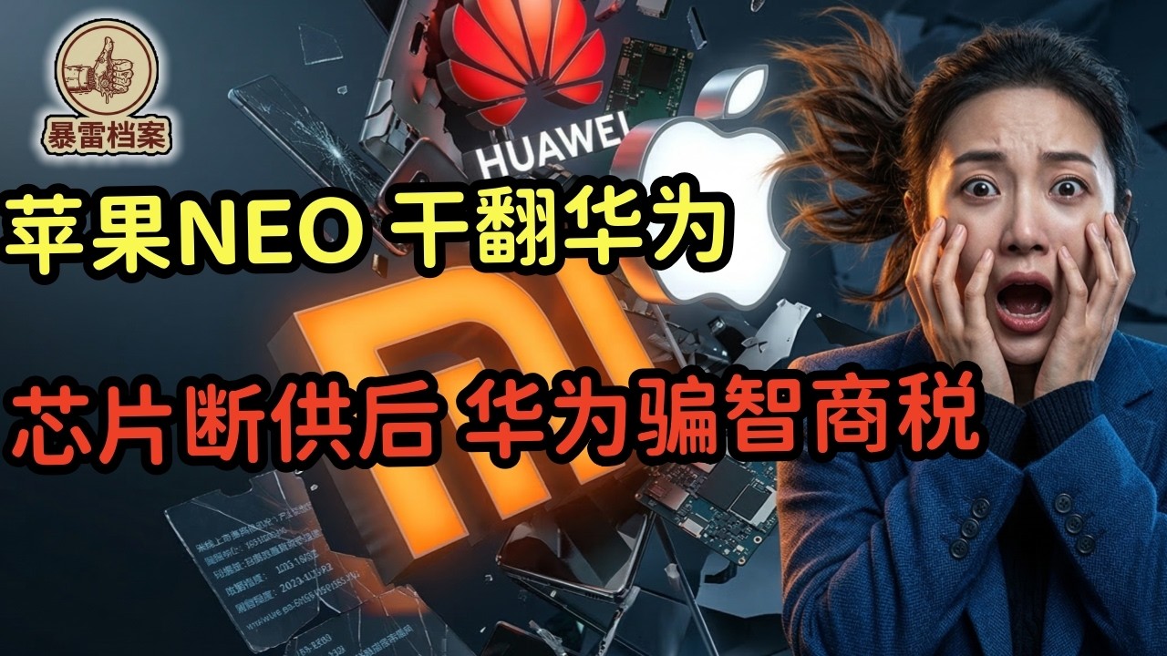 苹果白菜价吊打华为豪车价，这不公平，华为折叠电脑崩了？2万4买了个教训，国产高端梦，被苹果一刀砍碎