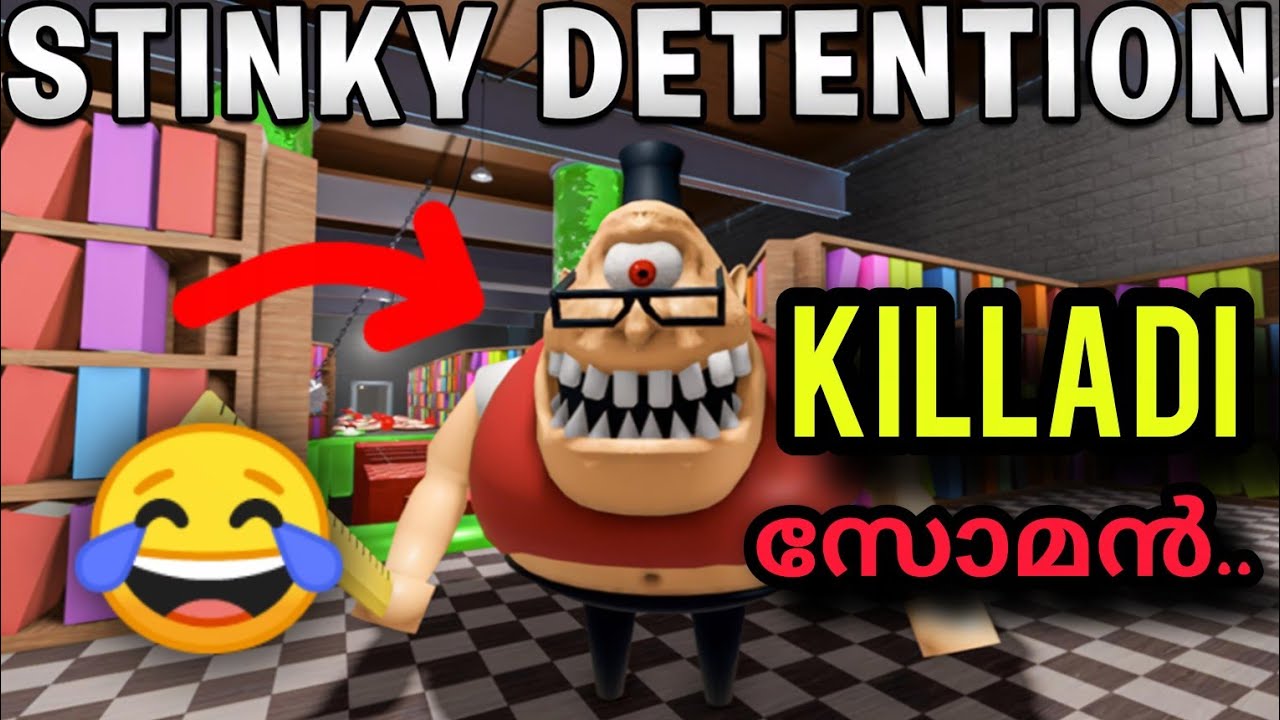 I Escaped Mr Stinky Detention In Roblox...!!