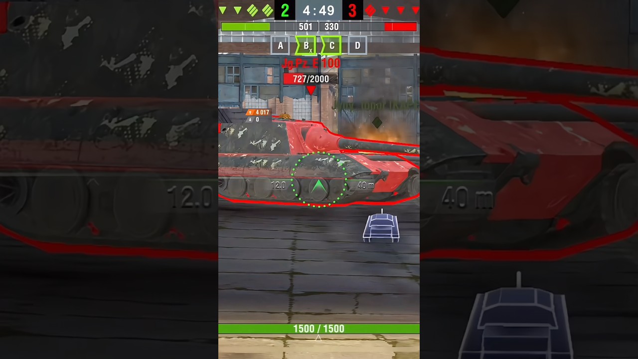 Ho-Ri Type II | 3 Kills, 1vs3 & 8234 DMG | #worldoftanksblitz #wotblitz #shorts #танки