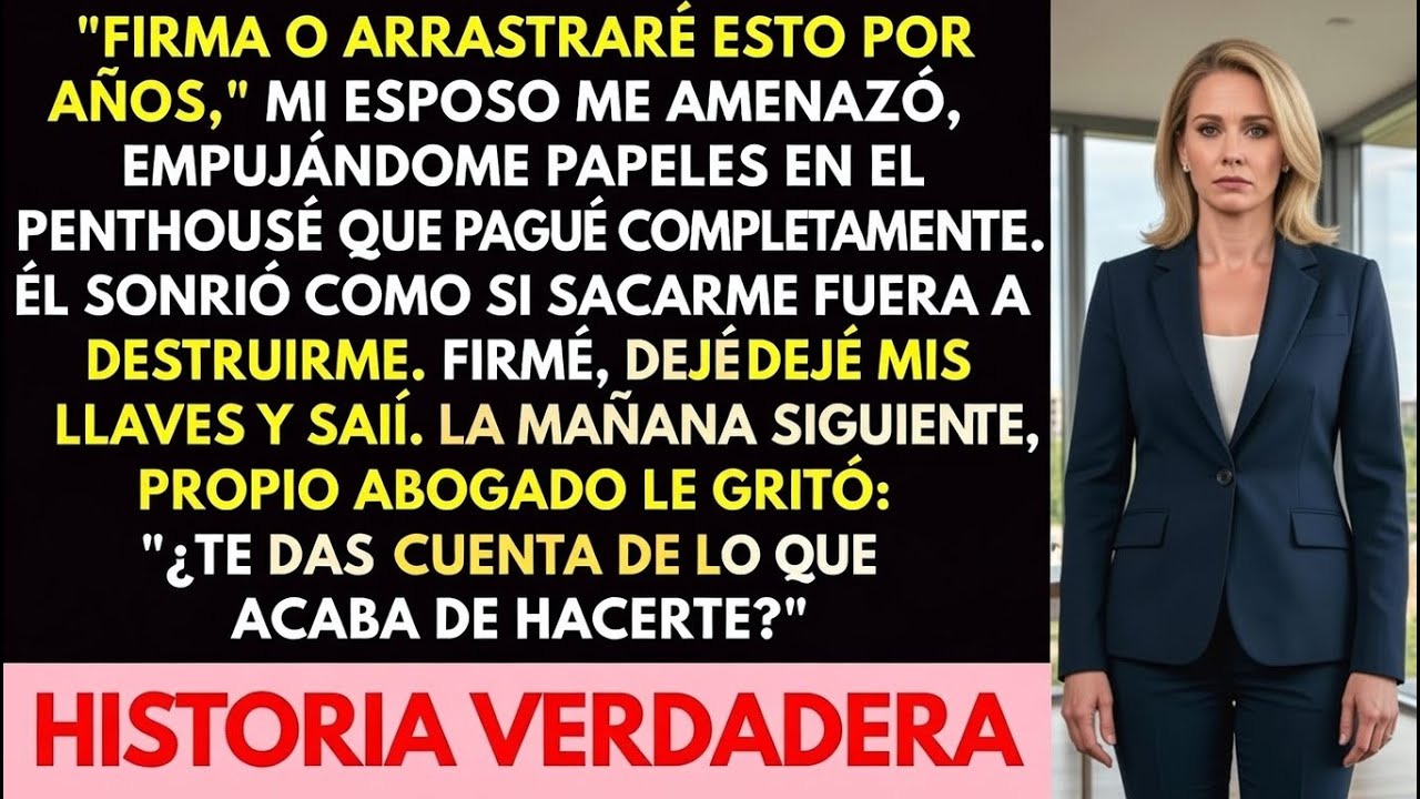 Firmé el divorcio y lo perdí todo… o eso creyó mi esposo | Historia real de traición y justicia