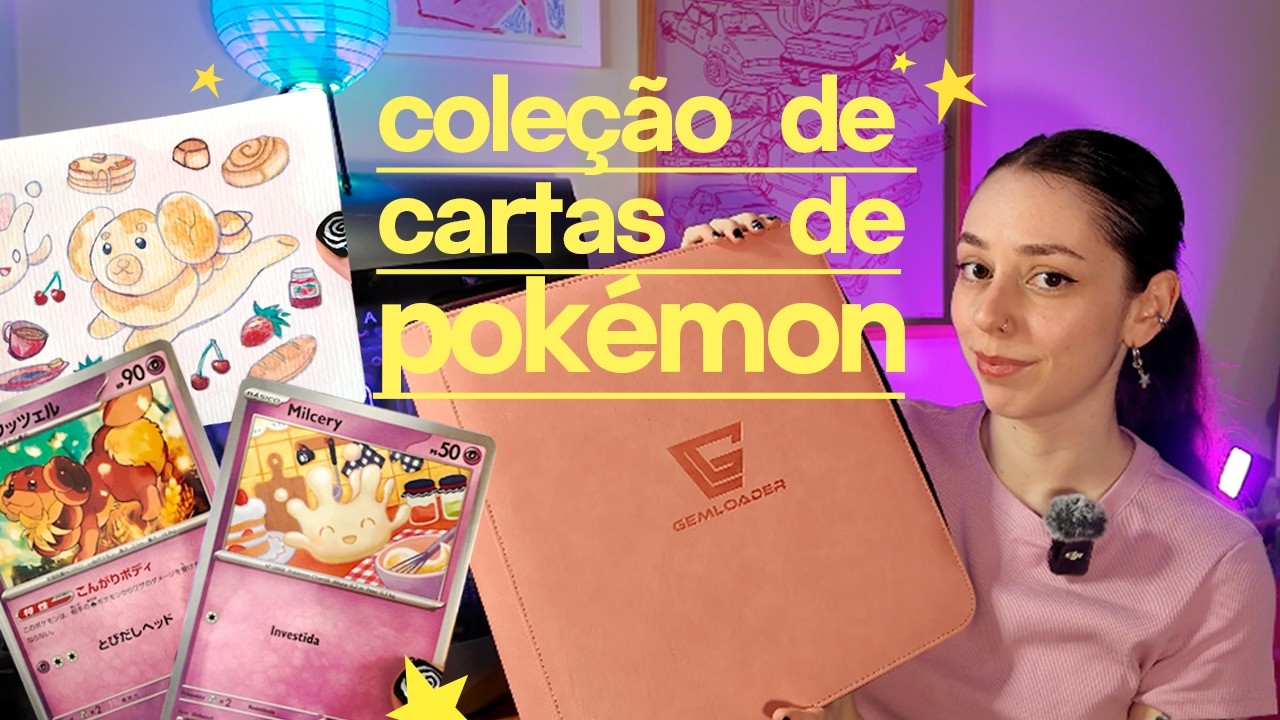 customizando meu primeiro binder de cartas de pokémon