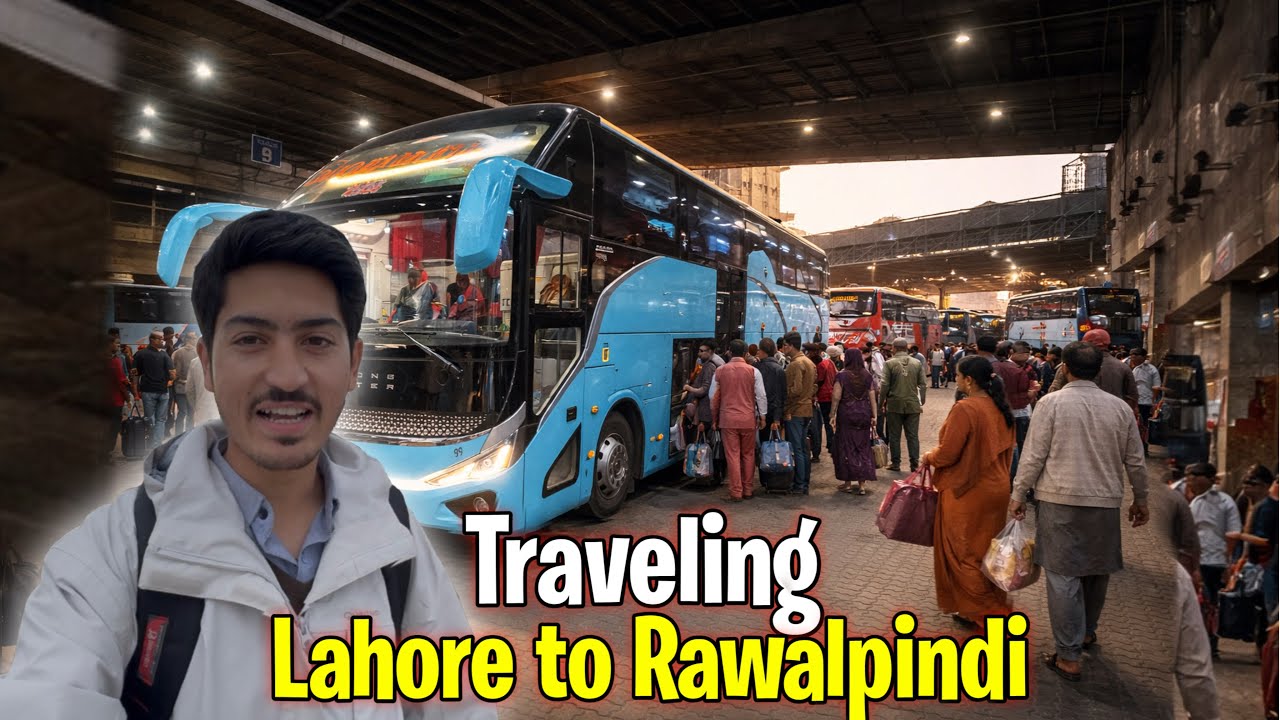 Travel From Lahore to Islamabad by Road | Skyways Bus Service | Motorway Trip | Kamran Village Vlogs