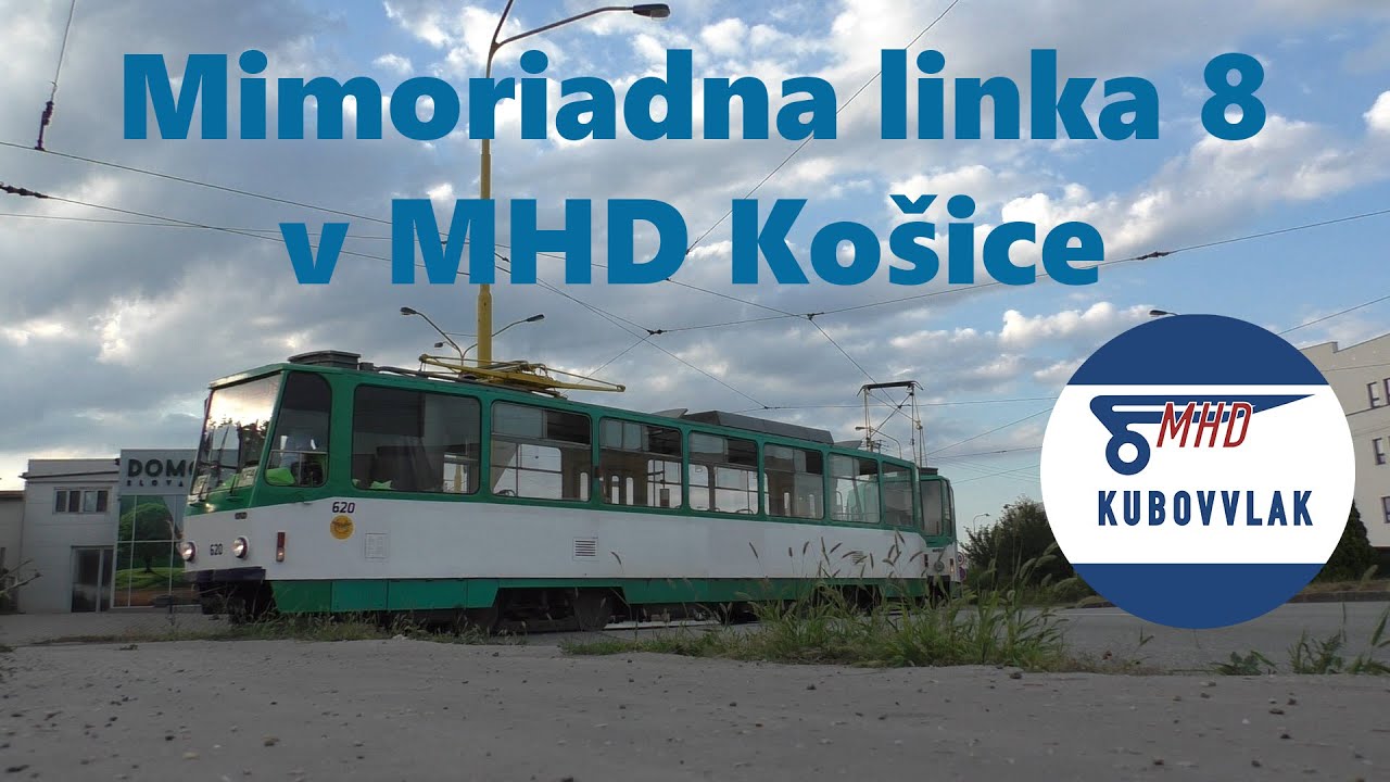 Mimoriadna linka 8 v MHD Košice [22.7.2024]