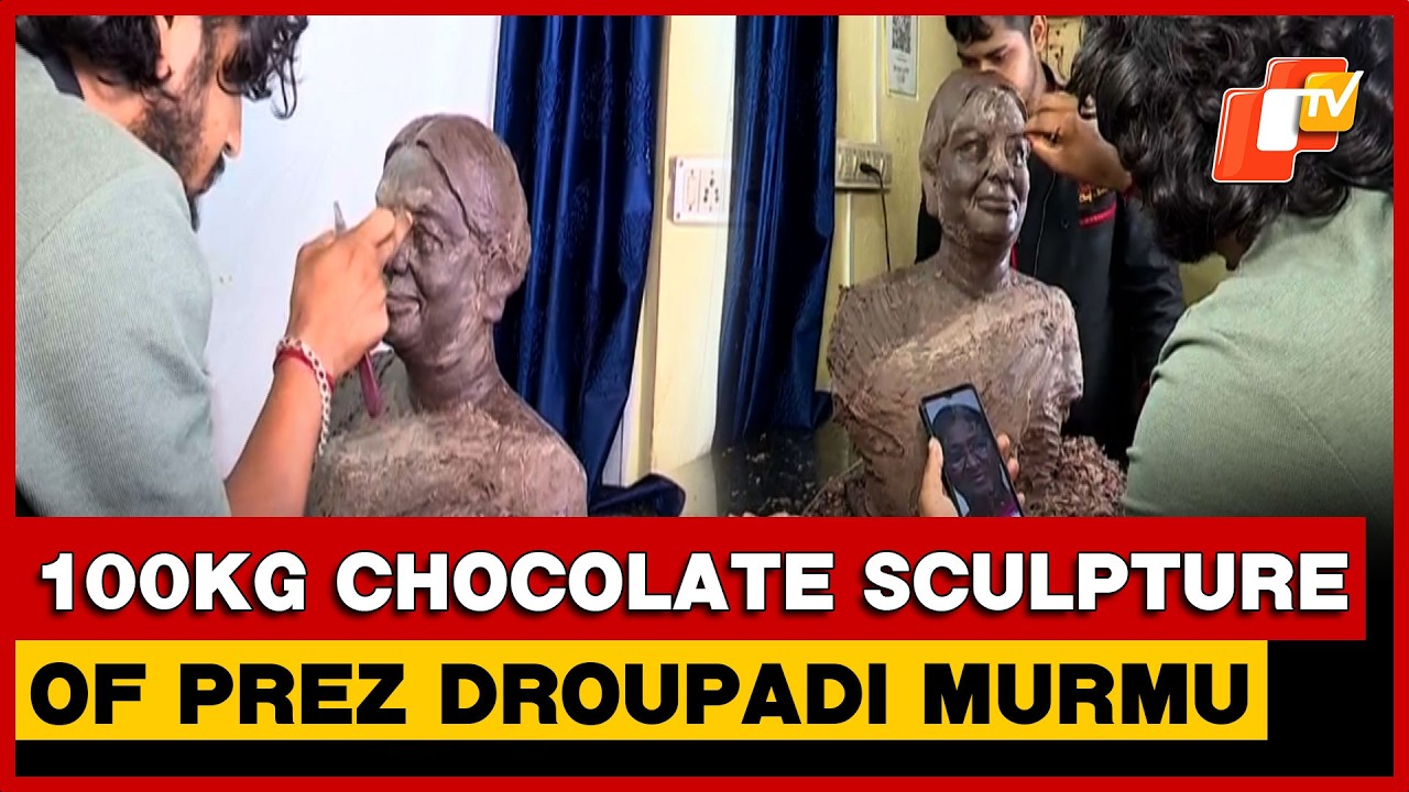 100kg Sculpture Of Prez Droupadi Murmu Made Of Chocolate To Be Unveiled In Bhubaneswar | OTV