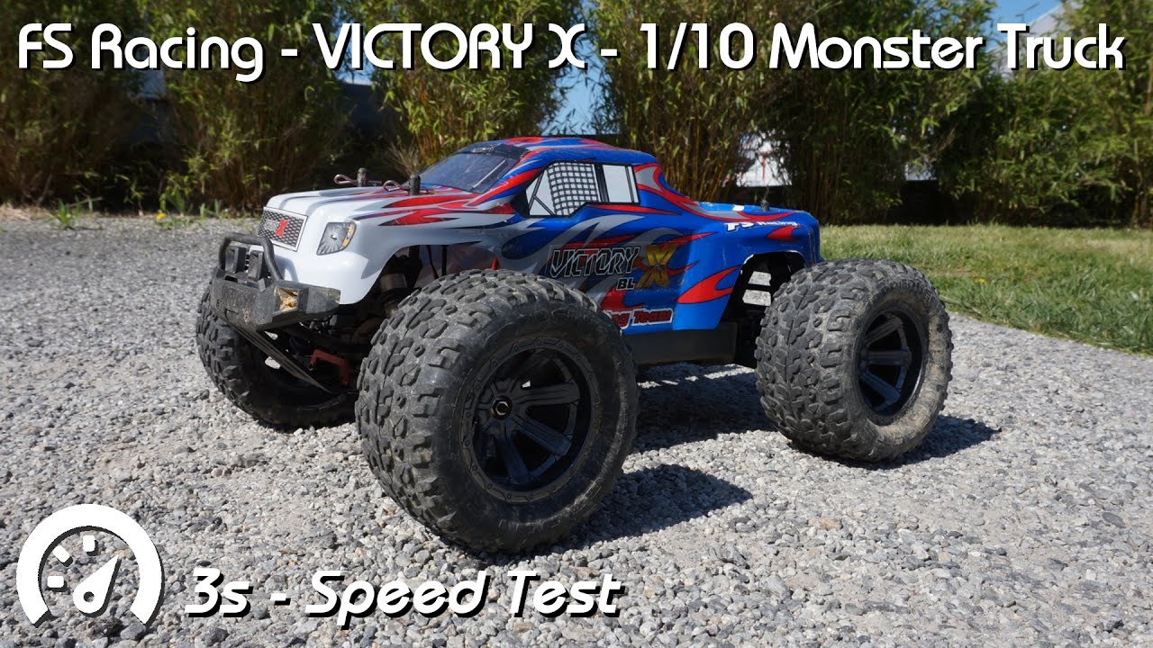 • FS Racing - VICTORY X - 1/10 4WD MT - 3s  Speed Test •