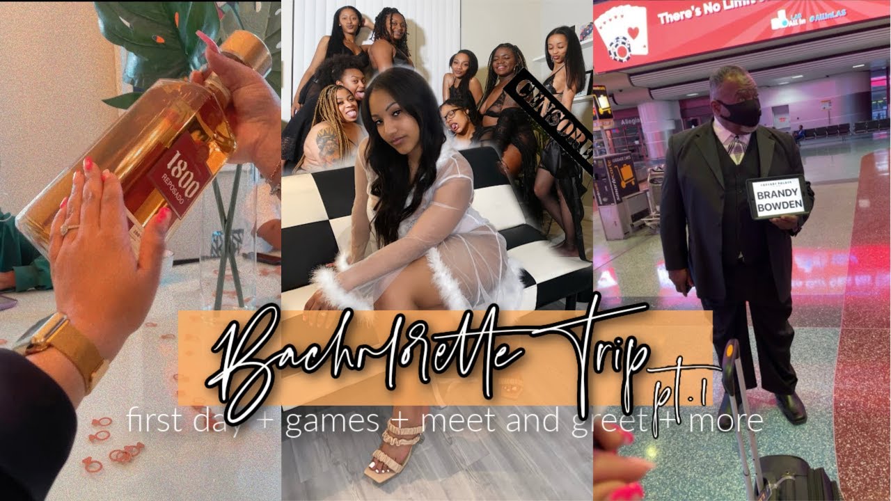 VEGAS VLOG PT.1 | MY BACHELORETTE TRIP | MEET & GREET + GAMES + MORE 💃🏽| Brandy Alexis