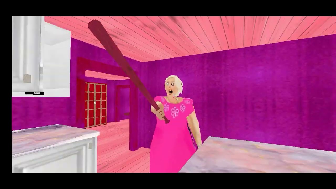 Barbie granny with day 5 game play// #granny #horror #viral 