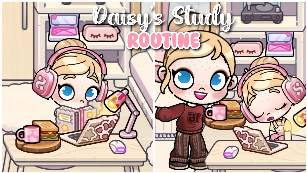 Daisy's Study Routine 📚✍🏻 | Avatar World | Pazu