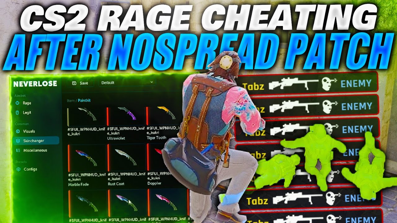 Rage Cheating ПОСЛЕ патча NoSpread (CS2 HvH + Конфиг)