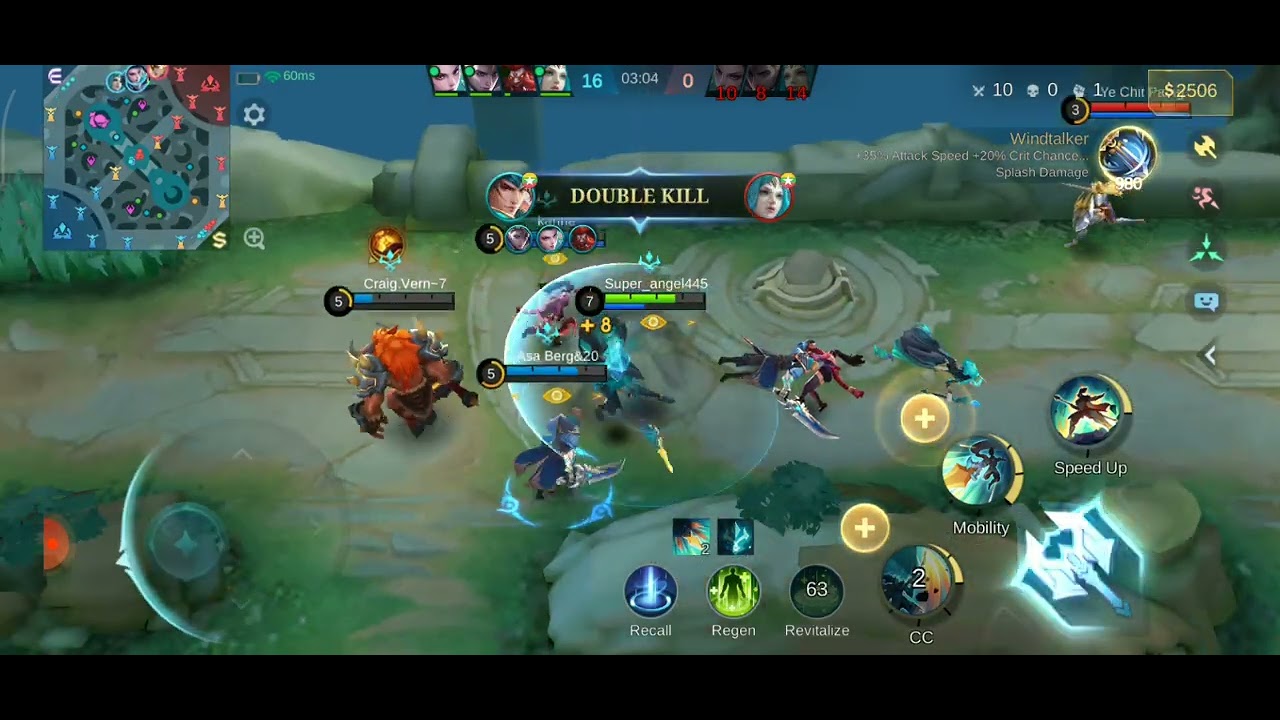 I played mobile legend 