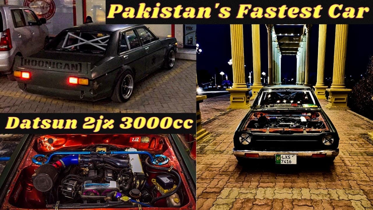 Datsun 2jz 3000cc Drift Build | Restoration | Pakistan’s Fastest Datsun | Jazib Imran | Project Cars