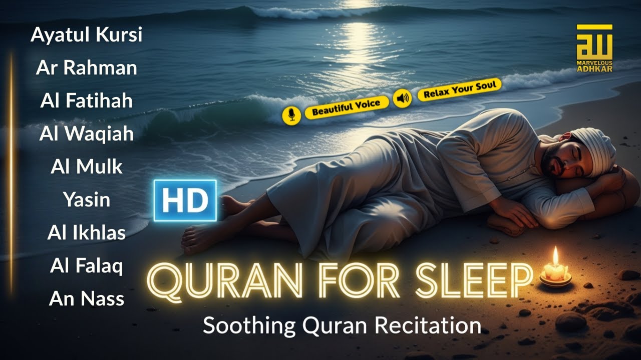 Quran recitation in a peaceful voice ✦ Alfatiha, Yasin, Alwaqiah, Arrahman, Ayat Kursi ✦ Alaa Aqel