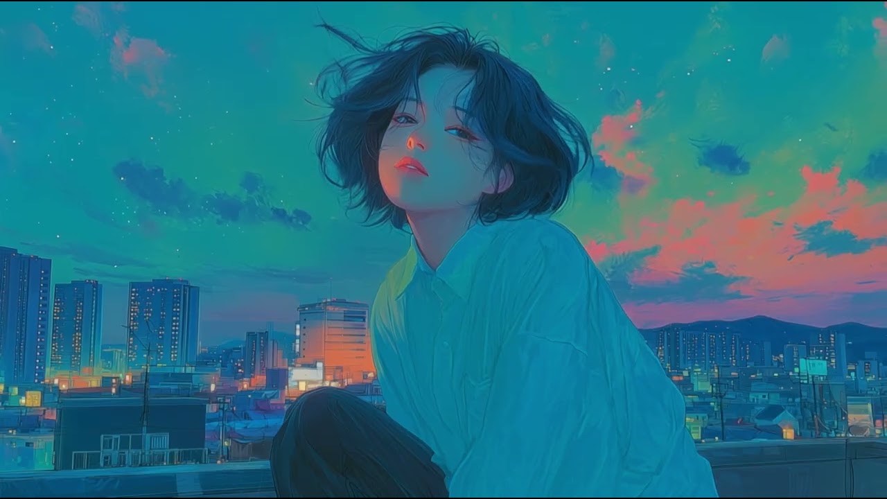 when the wind is louder than your thoughts | lofi rooftop ambient
