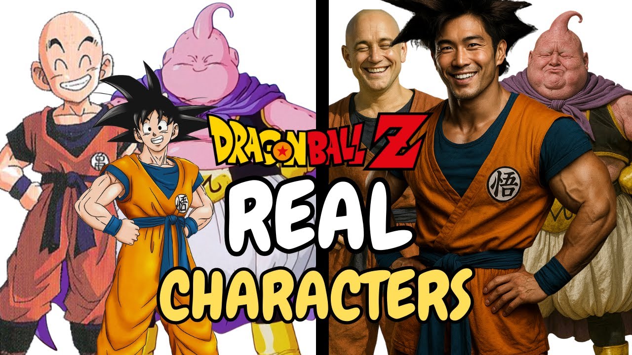 5 REAL LIFE Dragon Ball Z Characters Brought to Life with AI
