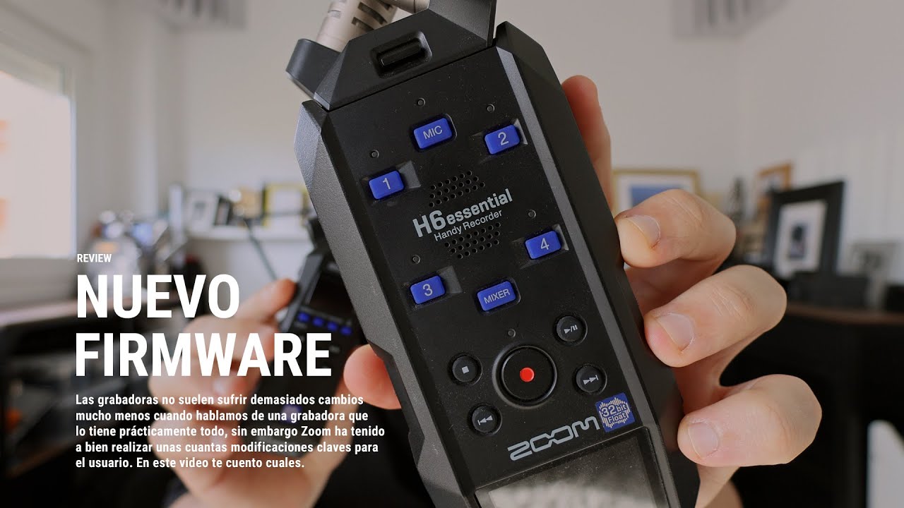 La actualización que lo cambia todo: Zoom H6 & H1 Essential ahora con MP3, ganancia e IA