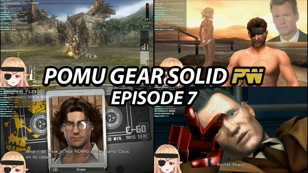 Pomu Rainpuff играет в MGS: Peace Walker (Highlights EP7: The One With The Side Missions)【NIJISAN...