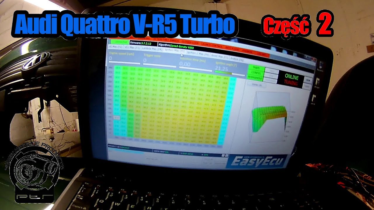 👉 AUDI QUATTRO VR5 TURBO cz.2 / Kontynuacja montazu komputera STANDALONE - EasyECU EE3+