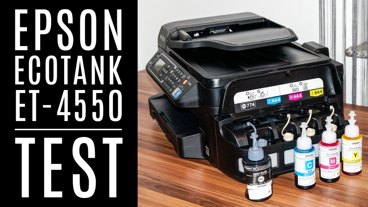 Epson Ecotank ET-4550 | Unboxing Installation Test & Review