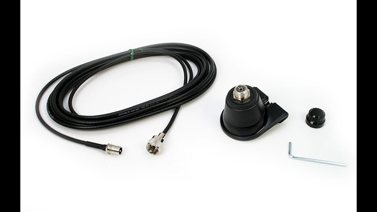 MIRMIDON SPM-12B Base para maletero con rótula giratoria para antenas PL Macho