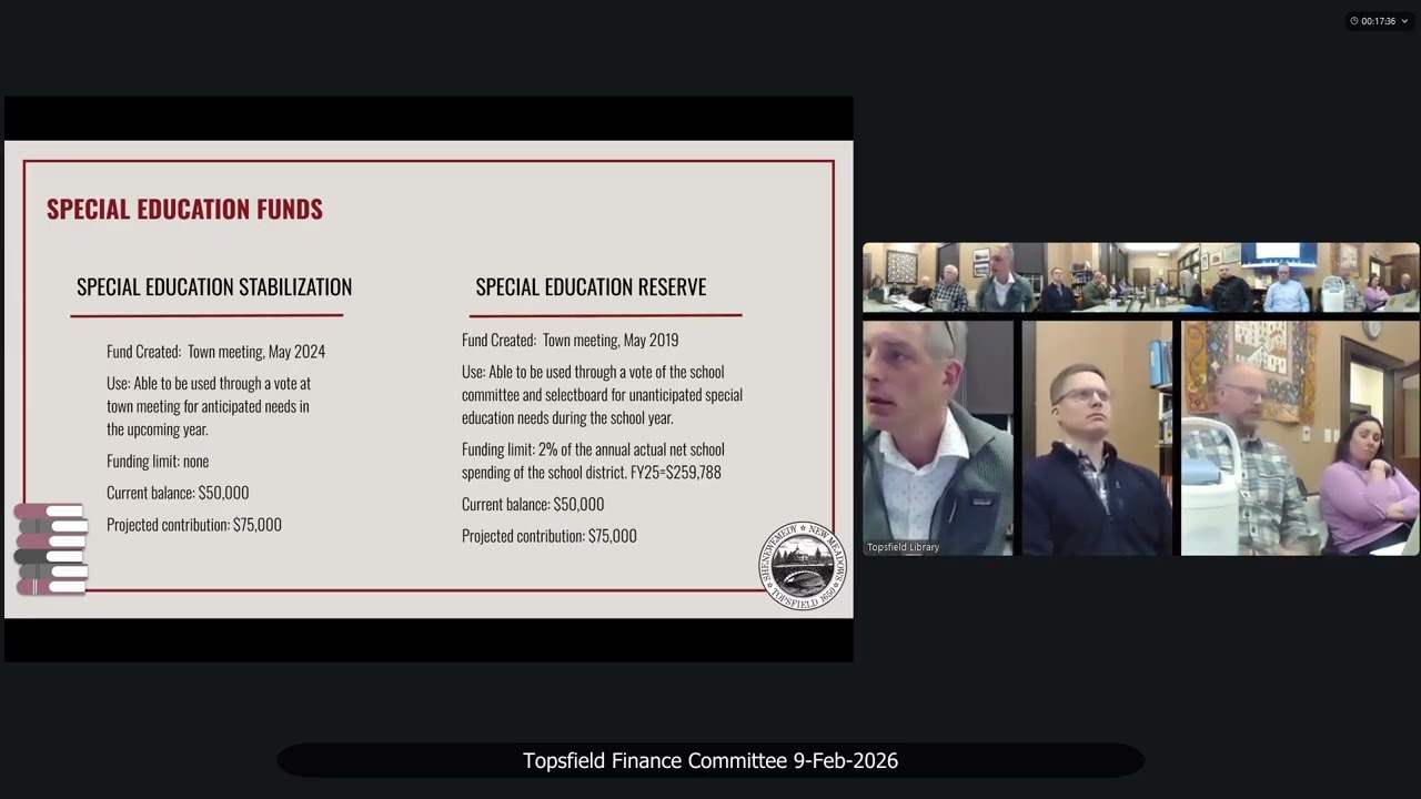 Topsfield Finance Committee 9-Feb-2026