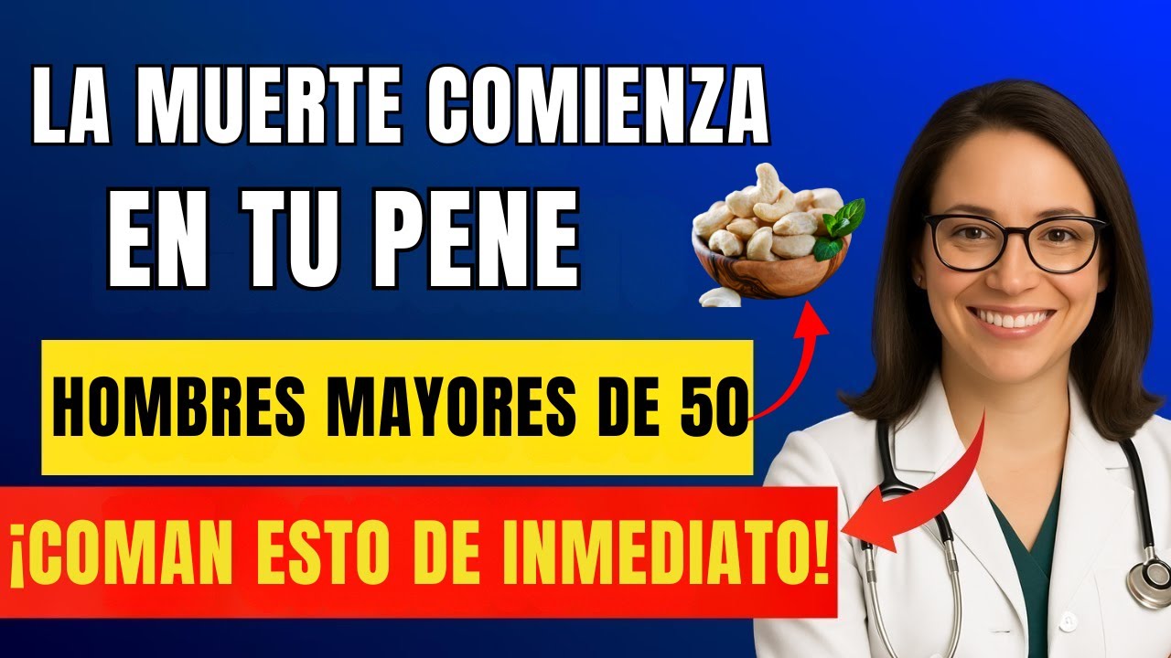 Urólogo revela: 3 alimentos clave para mejorar circulación y vitalidad íntima después de los 60 años