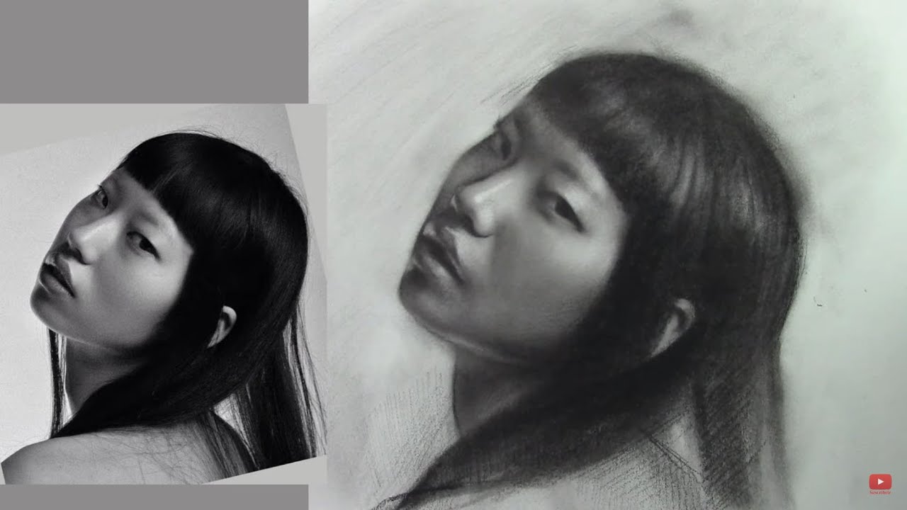 Cómo mejorar tus dibujos utilizando pinceles y carbon vegetal y lleva tus dibujos al siguiente nivel