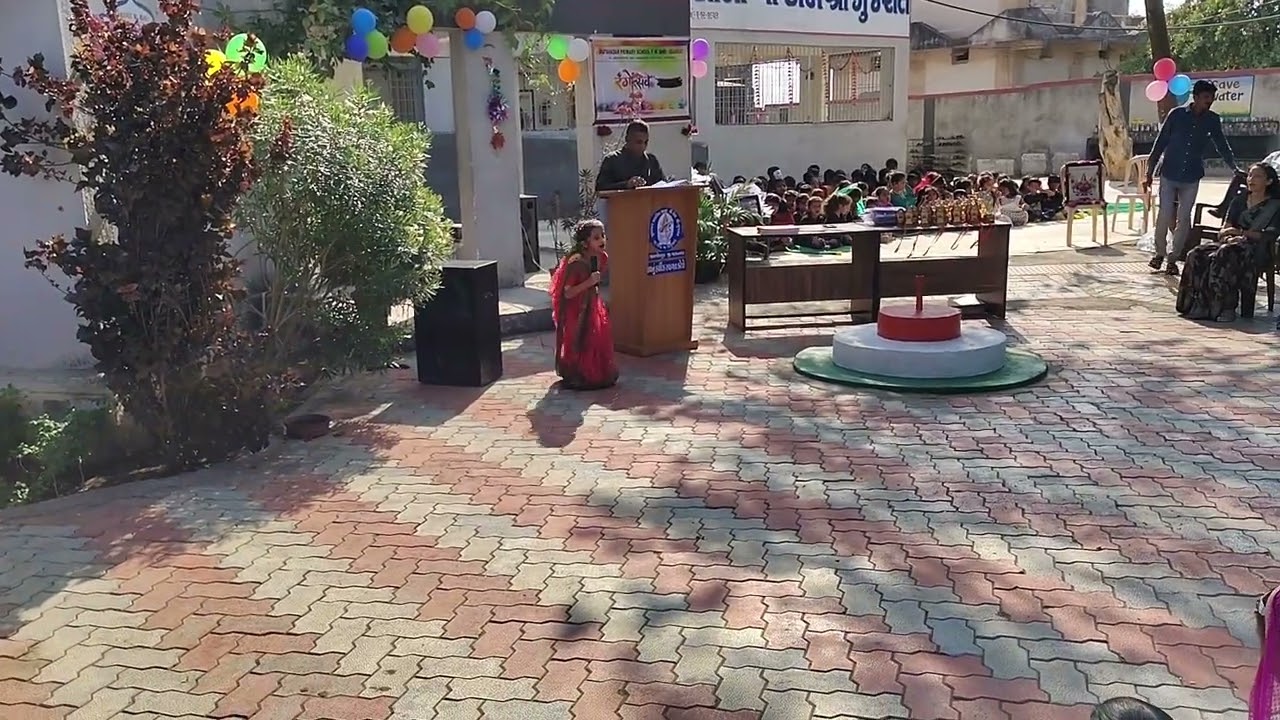 ધોરણ 4 ની વિદ્યાર્થીની દ્વારા સ્પીચ