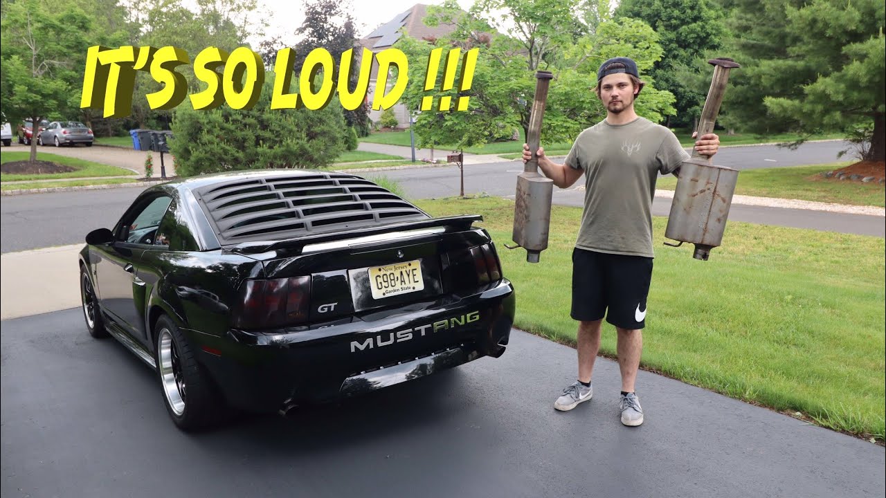 1999-2004 New Edge Mustang Muffler Delete | Long Tube Headers | Cat Delete