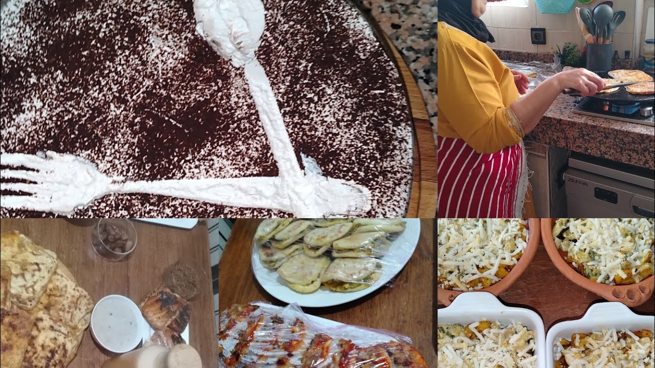 تبارك الله على حداگة  مع بنتي 🌛🌮فطورنا بكوزامية🍰👇 غزالة وتيراميسو بنين📢👐
