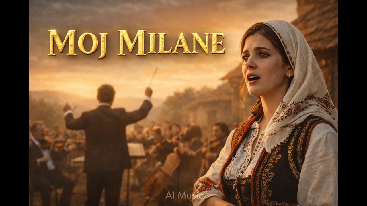 MOJ MILANE | МОЈ МИЛАНЕ | Epic Cinematic Arrangement | AI Music