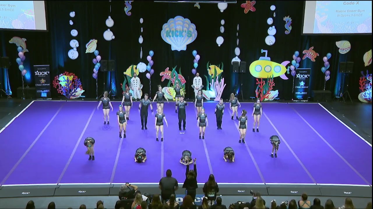 Matrix Cheer Gym - Code X - Worlds Open L5 Small Coed - Run 2