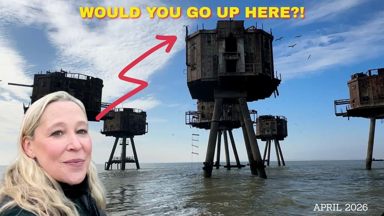 Come With Me & Look Inside These Abandoned Sea Forts&hellip; Why Are They Here?