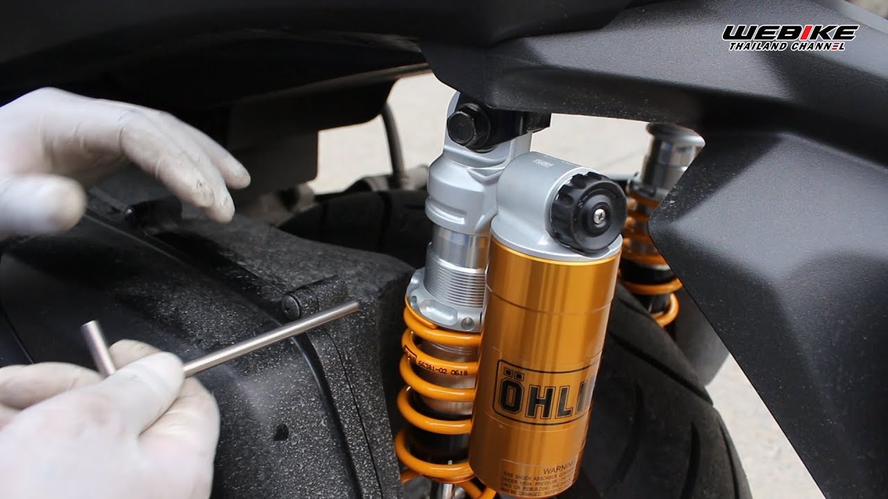โช๊ค Ohlins กับ XMAX 300 ติดตั้งง่ายแค่ไหน ไปดู : Webike Thailand