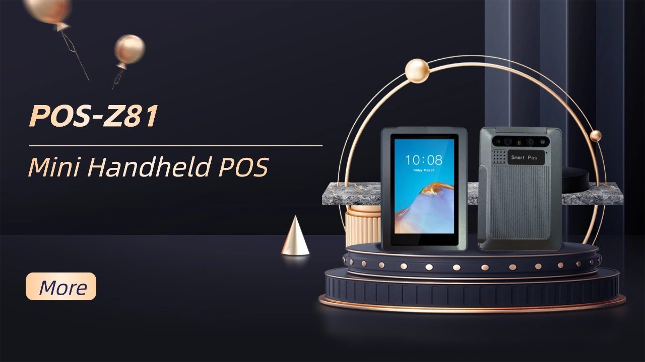 Powerful Mini Handheld POS Machine with MSR and RFID card reader