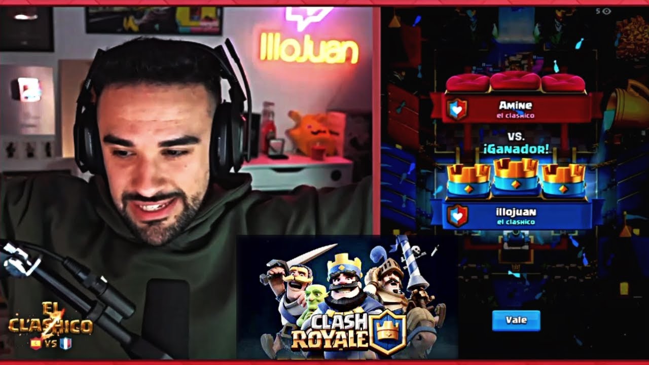 MEJORES MOMENTOS de ILLOJUAN JUGANDO al CLASH ROYALE | 