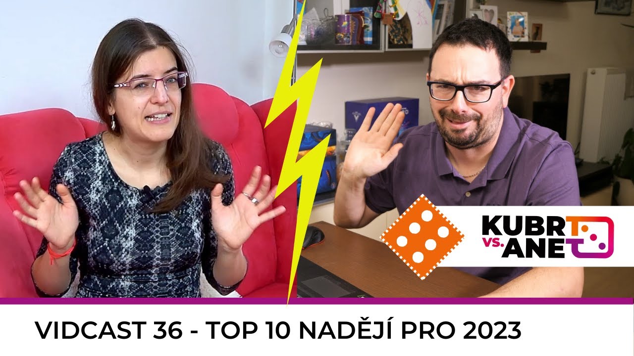 Vidcast 36: TOP 10 deskových her, na které se v roce 2023 nejvíc těšíme