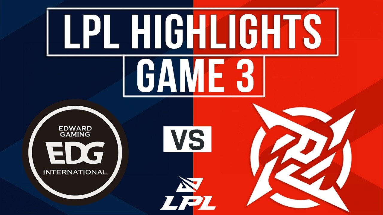 EDG против NIP: лучшие моменты 3-й игры | Плей-офф LPL 2026 | EDward Gaming против Ninjas in Pyjamas