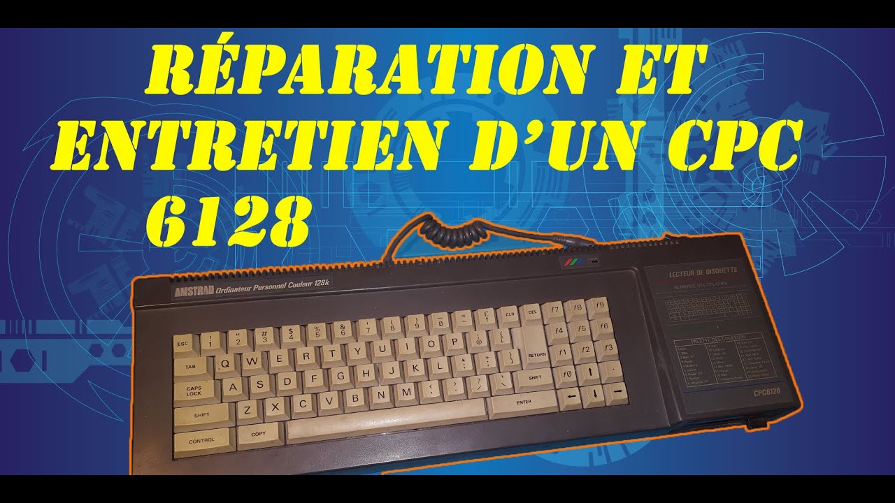 Remise en route d'un lecteur disquette sur un cpc Amstrad 6128