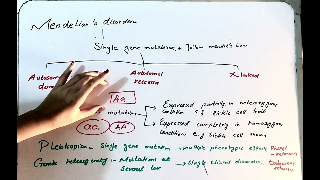 Mendelian's disorders| Pleiotropism | Genetic heterogeneity -medico stuff 2022