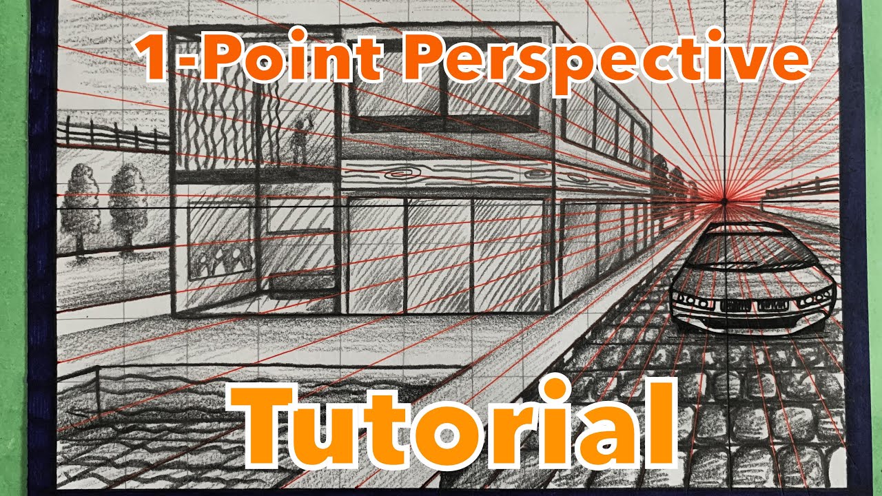 1-Point Perspective for Beginners | Tutorial | Modern Home