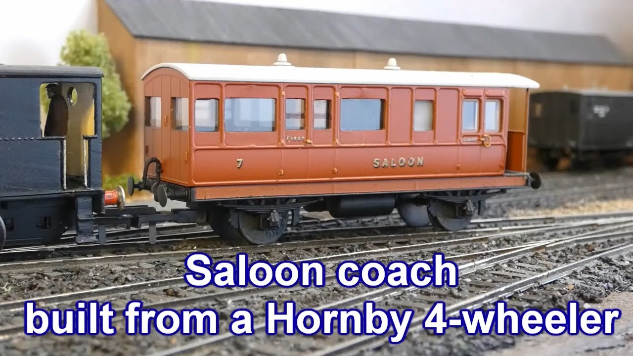 Saloon coach bash from a Hornby Generic 4-wheel coach