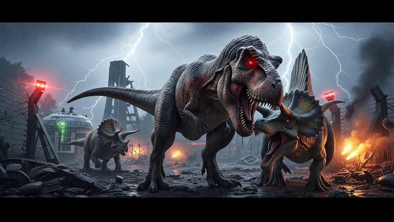 EVERY DINOSAUR RELEASED WITH MAX AGGRESSION GENES - Chaos Ensues!