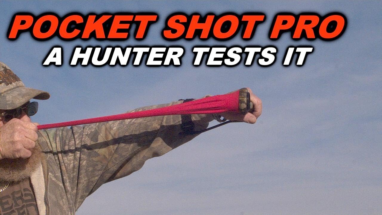 A Real hunter tries out the POCKET SHOT PRO slingshot