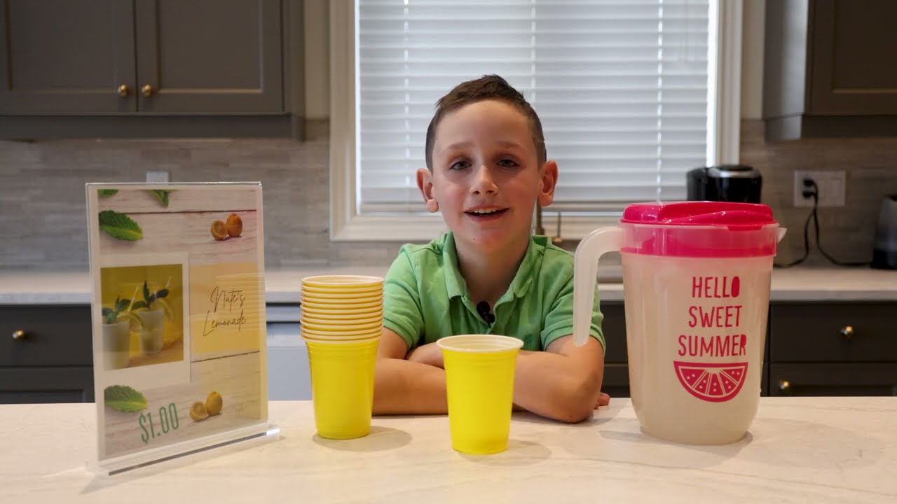 Can Nate Start a LEMONADE Stand and Make MONEY?! 🍋💵 | Kid Entrepreneurs | Money Wise Kids Club