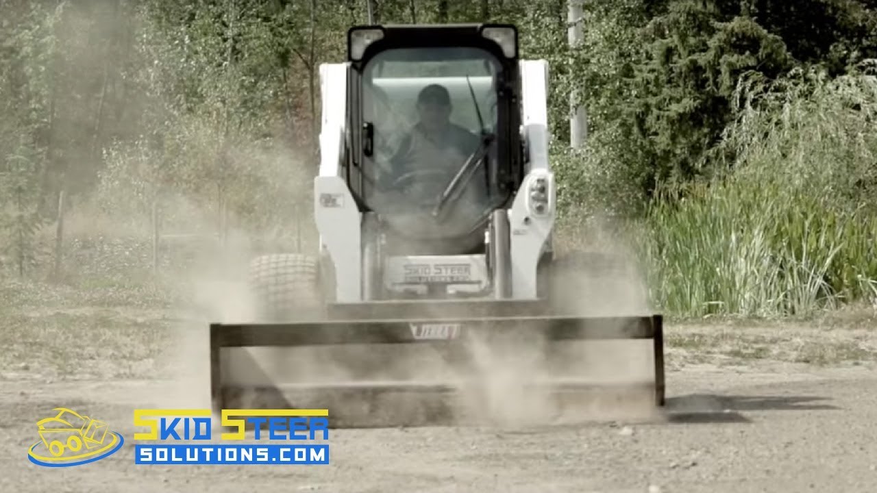 #1 Selling Box Grader Attachment for Skid Steer Loaders - Demonstration