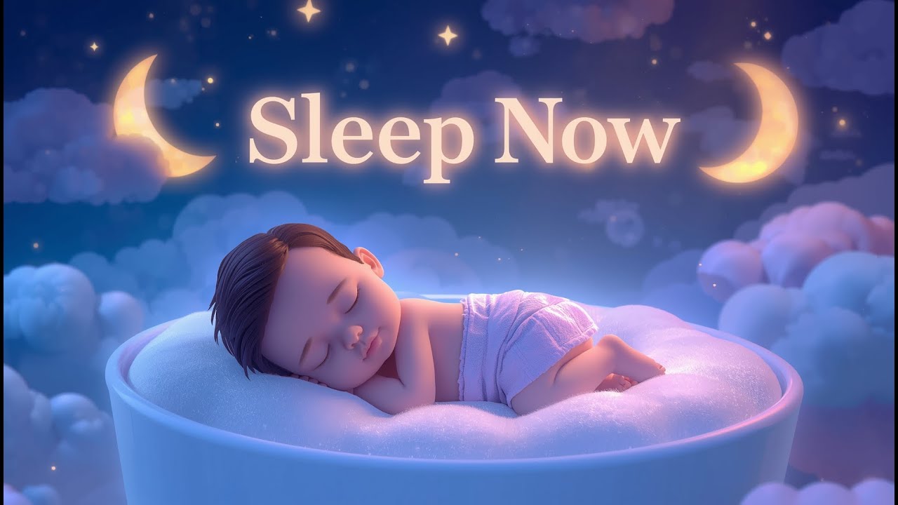 Sleep Now Little One 💫 Soft Lullaby for Peaceful Sleep | Baby & Kids Music