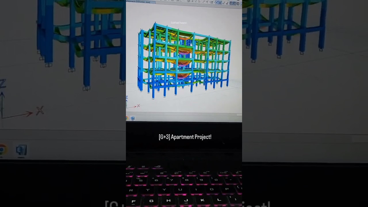 Etabs Apartment Project for civil engineers #etabs #tutorial