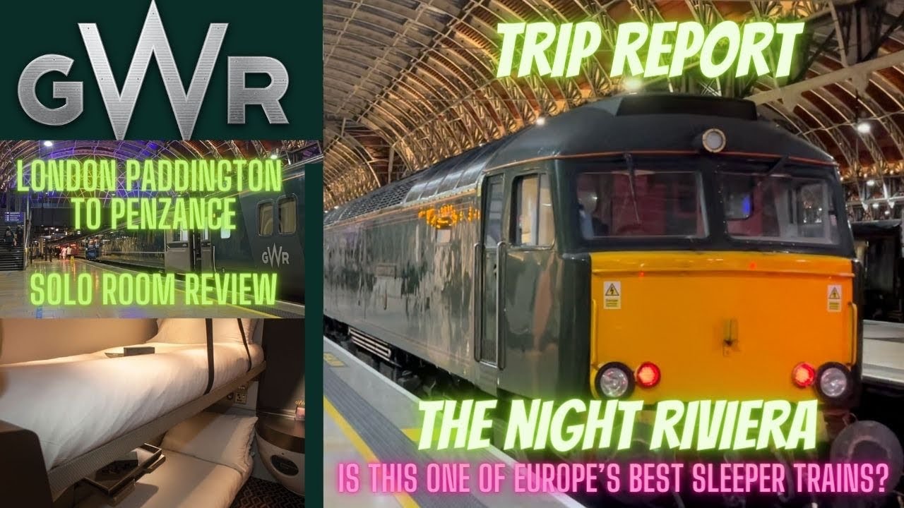 Night Riviera - GWR trip report solo room review London Paddington to Penzance